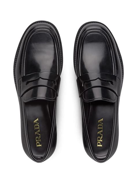 prada loafers men|prada men's loafers black.